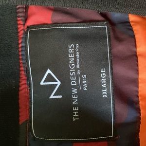 Alexander Pap Red Camouflage Spleen ZIP Coat